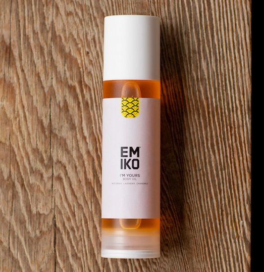 I'M YOURS Body Oil, Rice Bran Lavender & Chamomile 85 ML